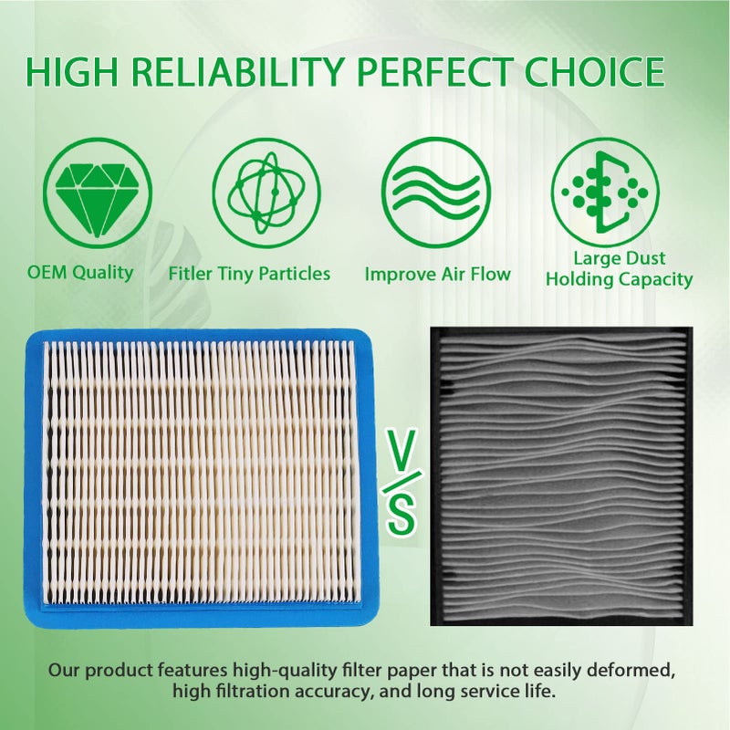 cyleto 17213-GET-000 Air Filter for Honda Ruckus Zoomer Metro Dio Z4 NPS50 2003-2014 / CHF50 Metropolitan Crea SCOOPY JAZZ 50 2002-2009 17213-GET-000 For Briggs and Stratton 491588 399959 4915885 625e 675ex - Image 4